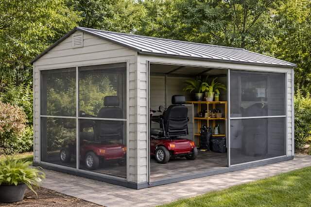 פתרון רשת מושלם לחנייה מקורה